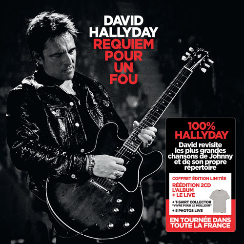 David Hallyday / Requiem pour un fou L’album, Le Live - 2CD, T-SHIRT BOX