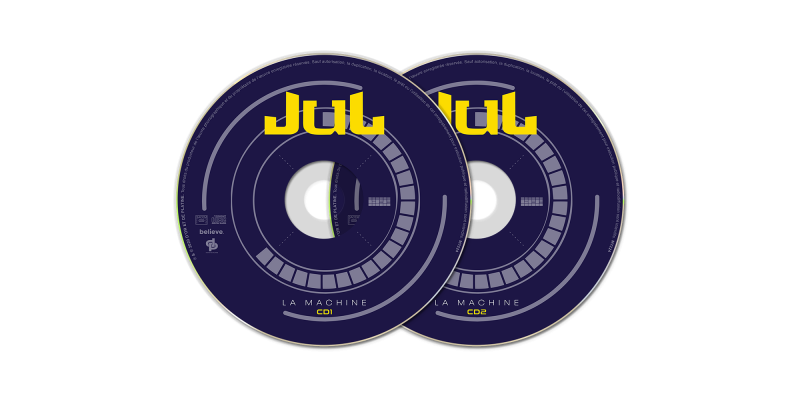 Jul - La Machine DOUBLE ALBUM - 11,99 € D&P Shop