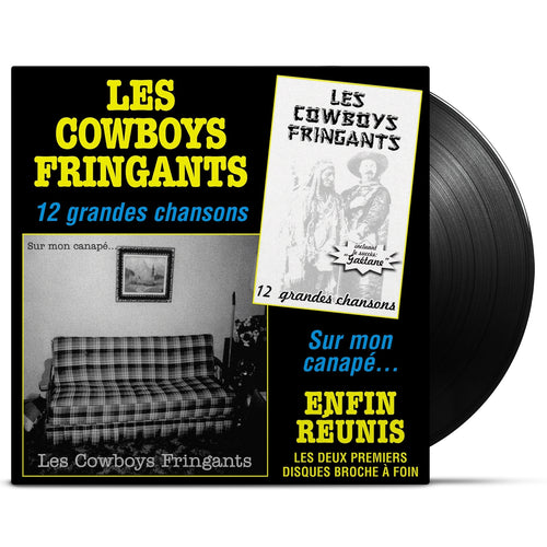 Les Cowboys Fringants ‎/ Enfin réunis : 12 grandes chansons / Sur mon canapé - 2LP Vinyl