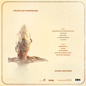 Daniel Boucher / Toutte est temporaire - LP Vinyl