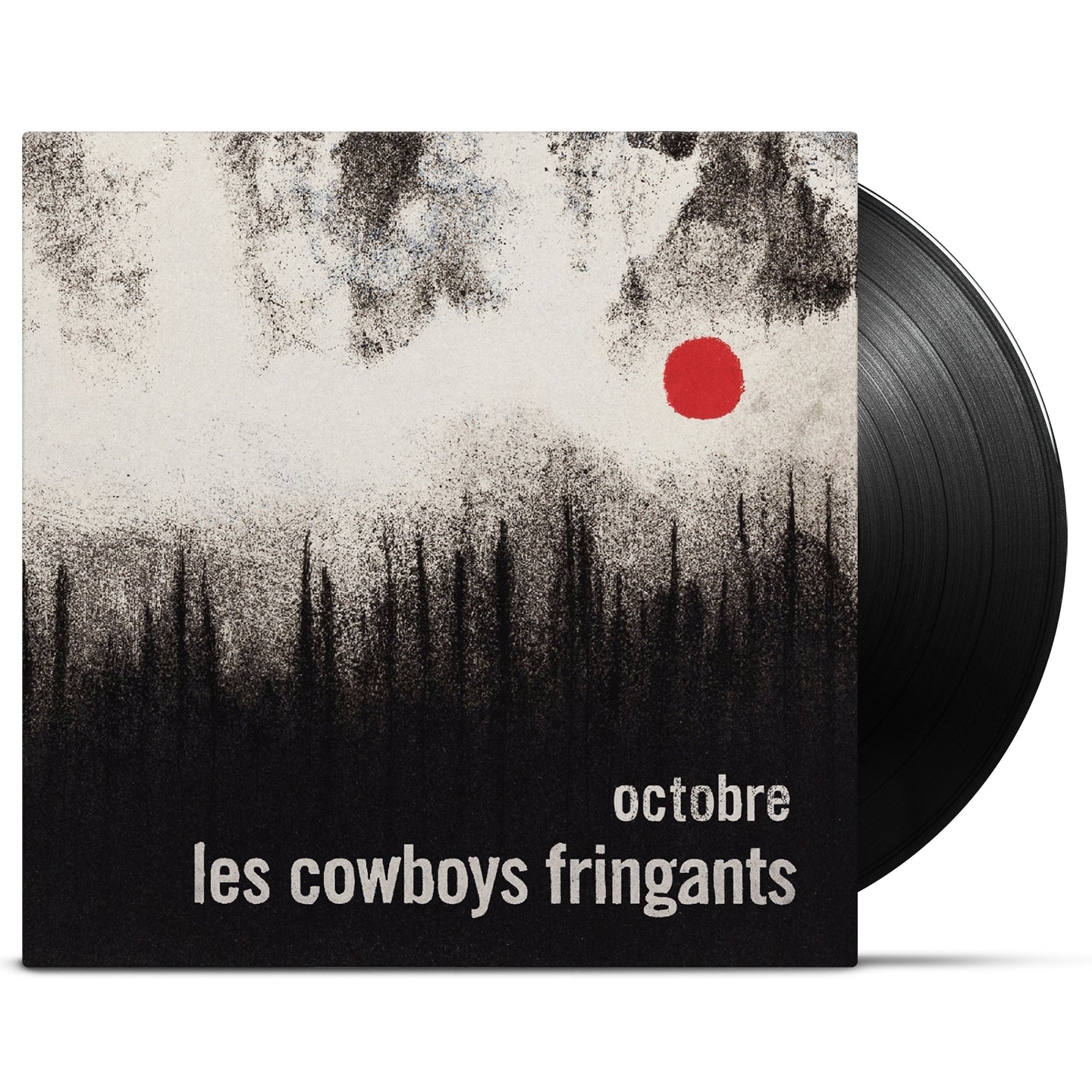 T-shirt Homme Les Cowboys Fringants - 100% Coton - Coupe Classique - Impression Break Syndical - 1