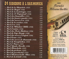 Load image into Gallery viewer, Louis Blanchette / 24 rigodons on the harmonica - CD