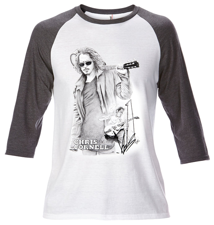 Baseball Tee - Chris Cornell