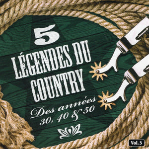 Artistes Varies / 5 Legendes Du Country V3 - CD