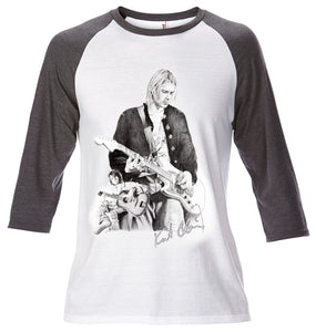 Baseball Tee - Kurt Cobain