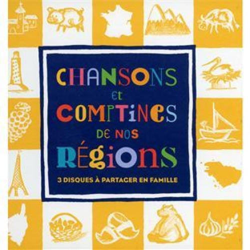 Shop Music Add to Wishlist Chansons Et Comptines De Nos Régions - 3CD/Livre